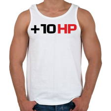 PRINTFASHION +10 hp - Férfi atléta - Fehér atléta, trikó