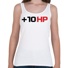 PRINTFASHION +10 hp - Női atléta - Fehér női trikó