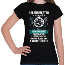 PRINTFASHION +10 Megvesztegetés - Női póló - Fekete női póló