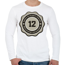 PRINTFASHION 12 - Férfi hosszú ujjú póló - Fehér férfi póló