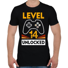 PRINTFASHION 14-es szint feloldva - Férfi póló - Fekete férfi póló