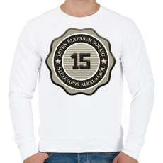 PRINTFASHION 15 - Férfi pulóver - Fehér