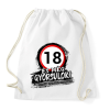 PRINTFASHION 18 születésnap és még gyorsulok  - Sportzsák, Tornazsák - Fehér