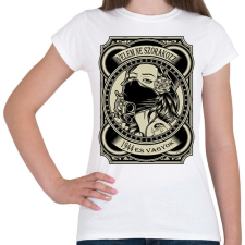 PRINTFASHION 1944 Velem ne szórakozz - Női póló - Fehér női póló
