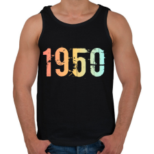 PRINTFASHION 1950 - Férfi atléta - Fekete atléta, trikó