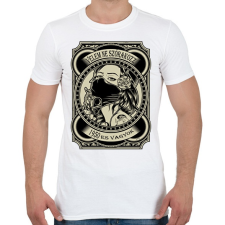 PRINTFASHION 1950 Velem ne szórakozz - Férfi póló - Fehér férfi póló