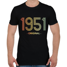 PRINTFASHION 1951 - Férfi póló - Fekete