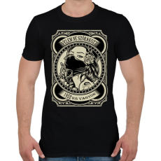 PRINTFASHION 1952 Velem ne szórakozz - Férfi póló - Fekete