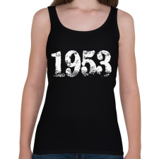 PRINTFASHION 1953 - Női atléta - Fekete női trikó