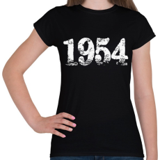 PRINTFASHION 1954 - Női póló - Fekete