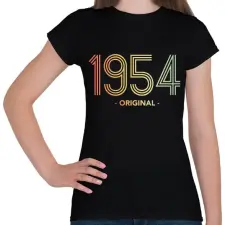 PRINTFASHION 1954 - Női póló - Fekete férfi póló