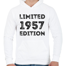 PRINTFASHION 1957 - Férfi kapucnis pulóver - Fehér férfi pulóver, kardigán