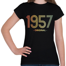 PRINTFASHION 1957 - Női póló - Fekete