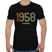 PRINTFASHION 1958 - Férfi póló - Fekete férfi póló
