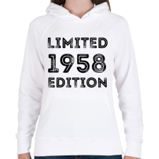 PRINTFASHION 1958 - Női kapucnis pulóver - Fehér női pulóver, kardigán