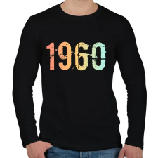PRINTFASHION 1960 - Férfi hosszú ujjú póló - Fekete férfi póló