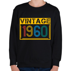 PRINTFASHION 1960 - Gyerek pulóver - Fekete