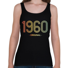 PRINTFASHION 1960 - Női atléta - Fekete női trikó