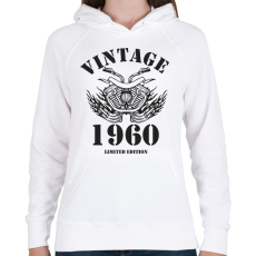 PRINTFASHION 1960 - Női kapucnis pulóver - Fehér