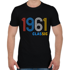 PRINTFASHION 1961 - Férfi póló - Fekete férfi póló