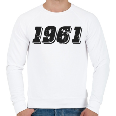 PRINTFASHION 1961 - Férfi pulóver - Fehér