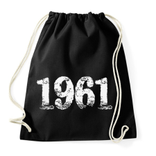PRINTFASHION 1961 - Sportzsák, Tornazsák - Fekete tornazsák