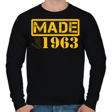 PRINTFASHION 1963 - Férfi pulóver - Fekete