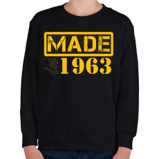 PRINTFASHION 1963 - Gyerek pulóver - Fekete
