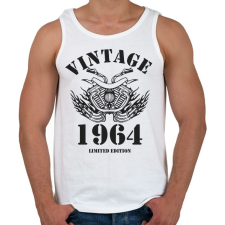 PRINTFASHION 1964 - Férfi atléta - Fehér atléta, trikó