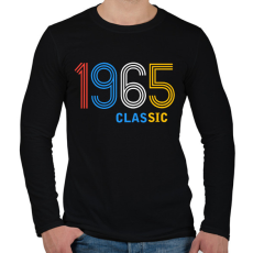PRINTFASHION 1965 - Férfi hosszú ujjú póló - Fekete
