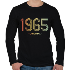PRINTFASHION 1965 - Férfi hosszú ujjú póló - Fekete férfi póló