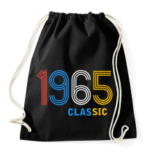 PRINTFASHION 1965 - Sportzsák, Tornazsák - Fekete tornazsák