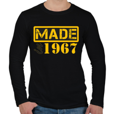 PRINTFASHION 1967 - Férfi hosszú ujjú póló - Fekete
