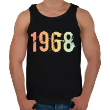 PRINTFASHION 1968 - Férfi atléta - Fekete atléta, trikó