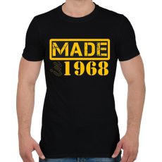 PRINTFASHION 1968 - Férfi póló - Fekete