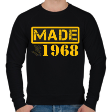 PRINTFASHION 1968 - Férfi pulóver - Fekete férfi pulóver, kardigán