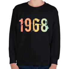 PRINTFASHION 1968 - Gyerek pulóver - Fekete