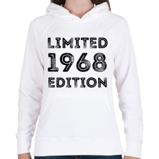 PRINTFASHION 1968 - Női kapucnis pulóver - Fehér