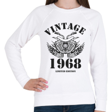 PRINTFASHION 1968 - Női pulóver - Fehér női pulóver, kardigán