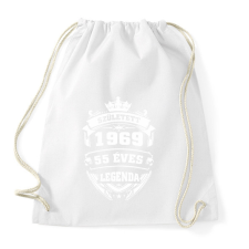 PRINTFASHION 1969 - Sportzsák, Tornazsák - Fehér tornazsák