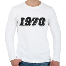 PRINTFASHION 1970 - Férfi hosszú ujjú póló - Fehér férfi póló