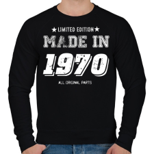 PRINTFASHION 1970 - Férfi pulóver - Fekete férfi pulóver, kardigán