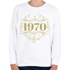 PRINTFASHION 1970 - Gyerek pulóver - Fehér
