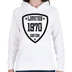 PRINTFASHION 1970 - Női kapucnis pulóver - Fehér