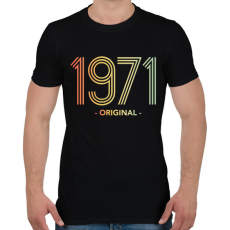 PRINTFASHION 1971 - Férfi póló - Fekete