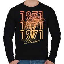 PRINTFASHION 1971 - Férfi pulóver - Fekete férfi pulóver, kardigán