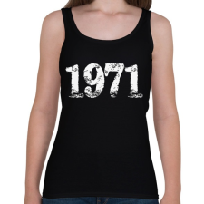 PRINTFASHION 1971 - Női atléta - Fekete női trikó