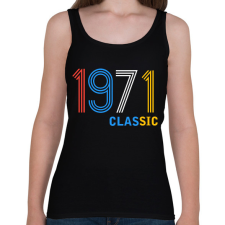 PRINTFASHION 1971 - Női atléta - Fekete női trikó