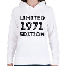 PRINTFASHION 1971 - Női kapucnis pulóver - Fehér női pulóver, kardigán