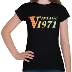 PRINTFASHION 1971 - Női póló - Fekete
